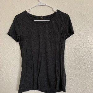 Dark Heather Grey Pocket Tee